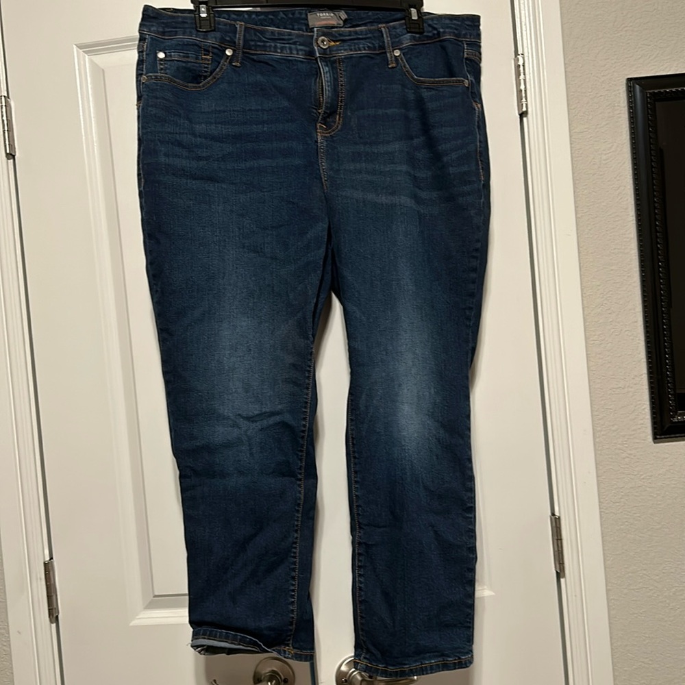 Torrid Boyfriend Straight Vintage Stretch Jeans 20S